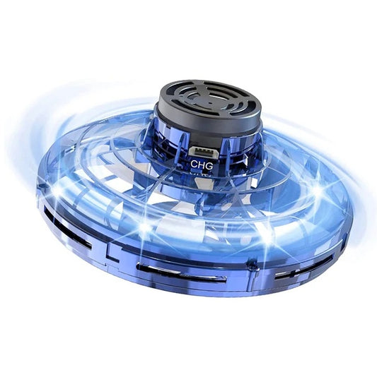 Flying Fidget Spinner Drone Ball UFO Stress Focus Hand Toy LED Kids & Adults